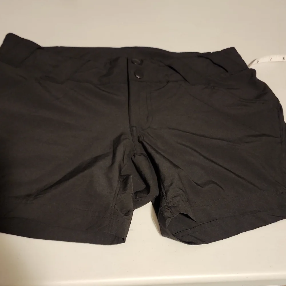 Burnside Black Flat Front Shorts Versatile Comfort